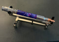 Violet Eclipse Bolt Action Pen  Handcrafted Acrylic 30-Caliber Bullet Pen